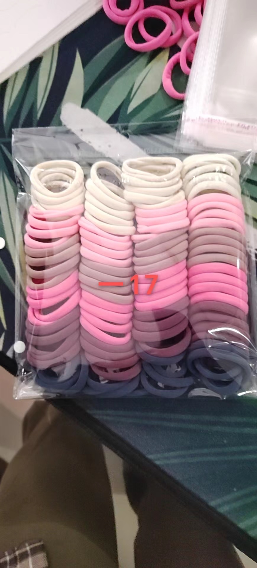 发圈韩版头饰头绳毛巾圈发饰无接缝皮筋100pcs爆款高品质高弹力中弹丝彩色多颜色头饰头饰详情图2