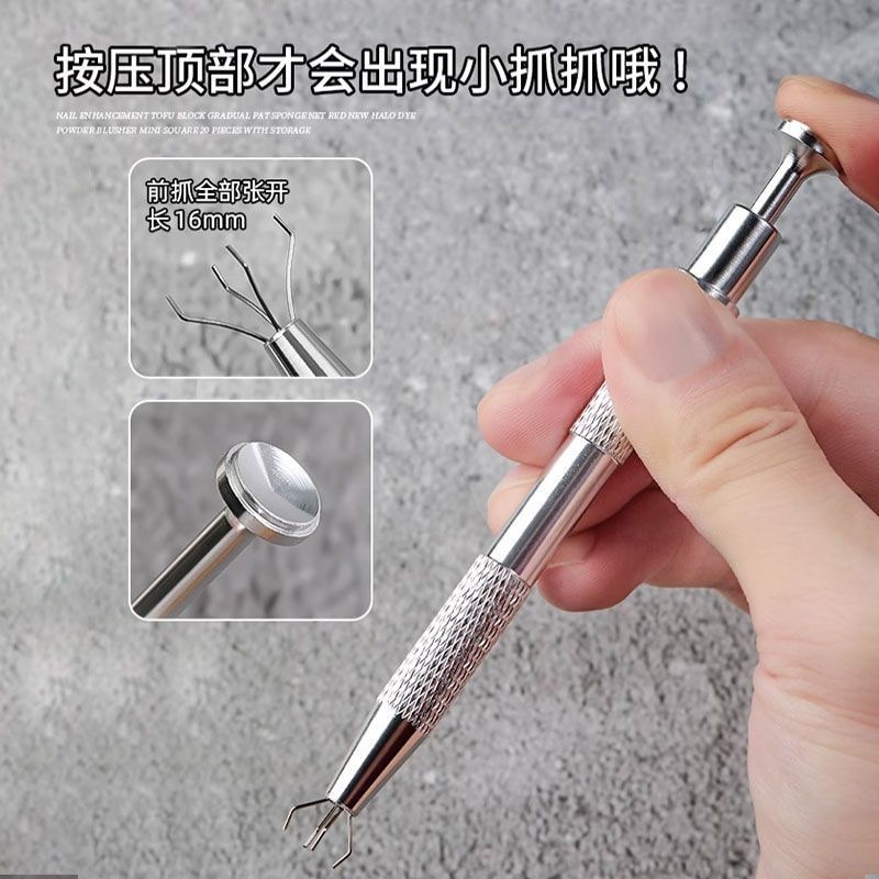 Nail art tools: patting glue, sponge, gripper, mini high-density tofu block, multi-color available nail art tool set detail image 6