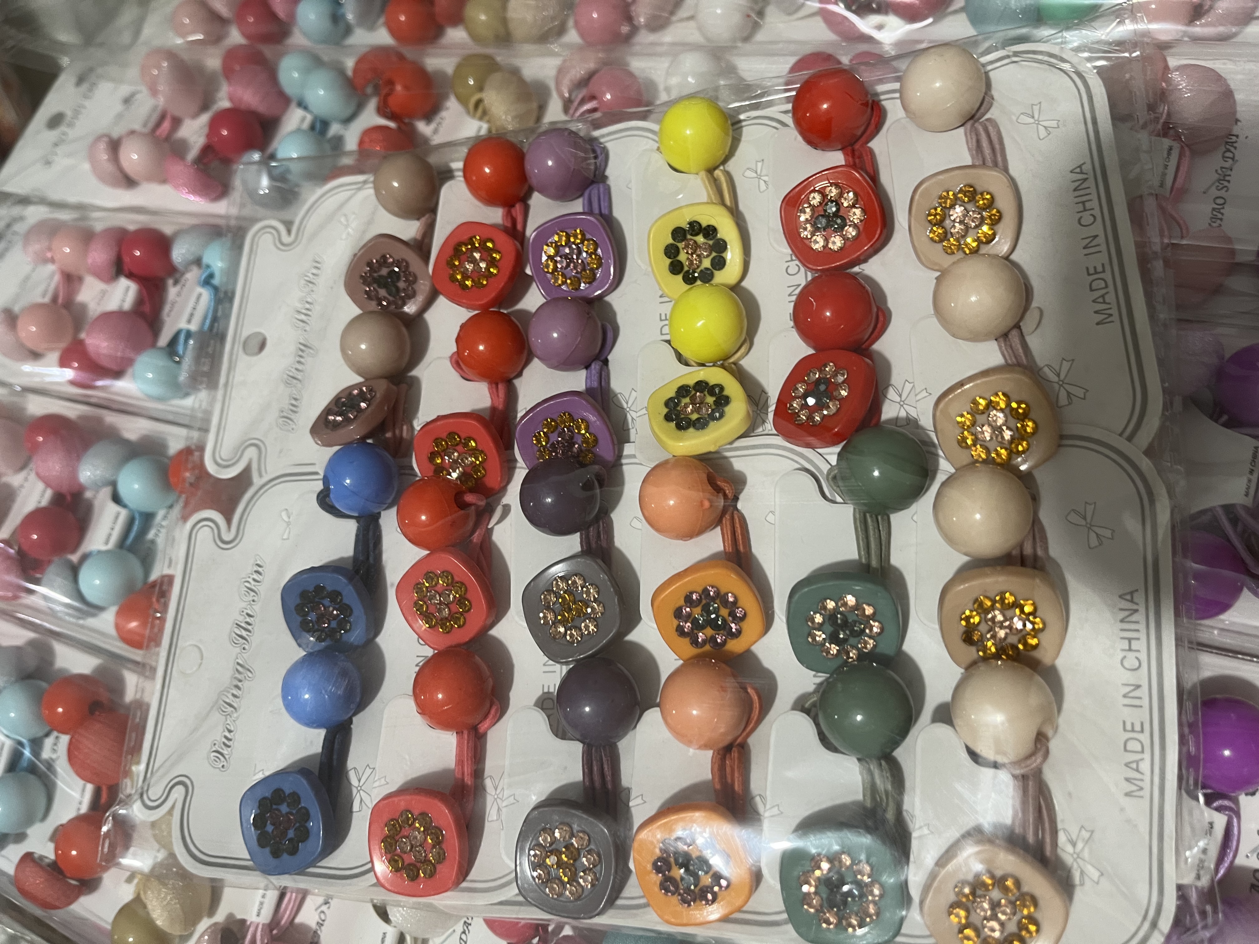 韩版女士拼接发饰皮筋头绳时尚可爱发饰女生韩式头绳时尚潮流爆款热卖A区二楼九街头上3570店小时代、雪琳饰品皮筋