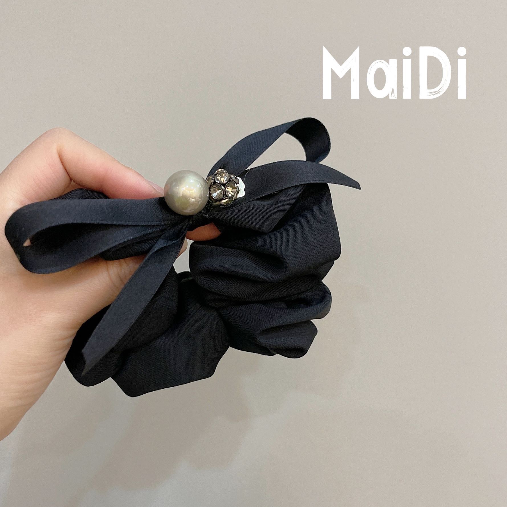 新款春季韩式大肠发圈发饰蝴蝶结马尾网红直播爆款发饰丸子扎发 发带