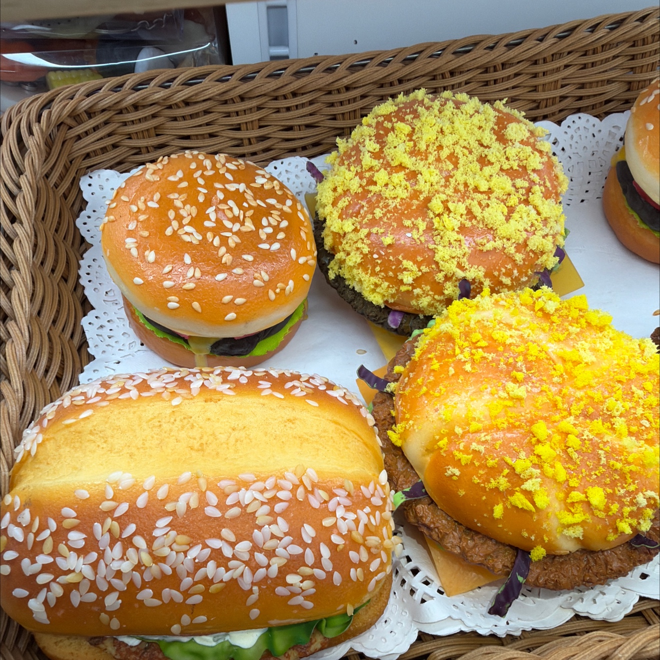 仿真汉堡 逼真工艺 解压神器 创意食玩 冰箱贴 家具摆设装饰食玩食玩