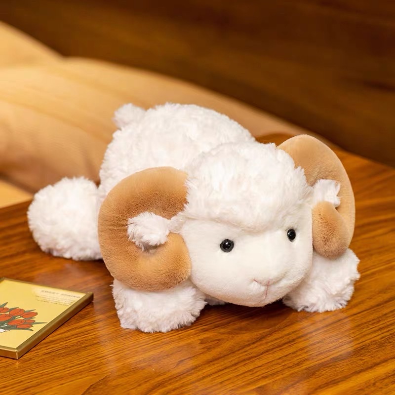 Meigehai - Coco series sheep plush toys, stuffed dolls, cow pillows, Girls' Children's Day gifts Item Picture