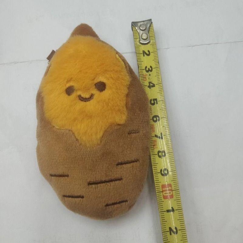 10公分地瓜带钥匙圈婚庆挂件毛绒玩具