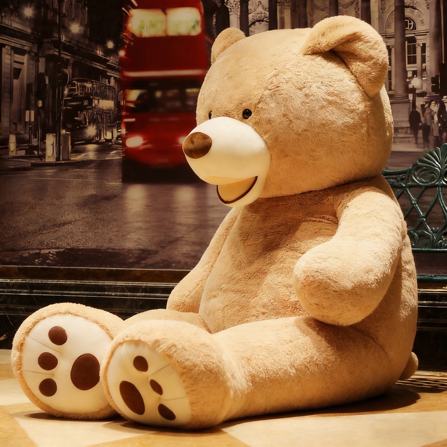 Oso grande oso de peluche oversize peluche muñeca gigante muñeca gigante detail image 10