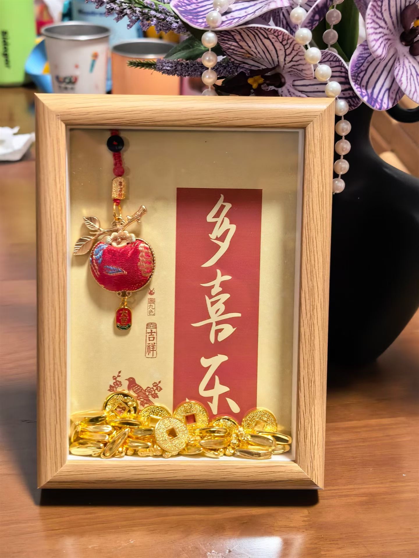 2026新款爆款相框装饰元宝马上有钱天官赐福诸事顺利平安喜乐多种款式