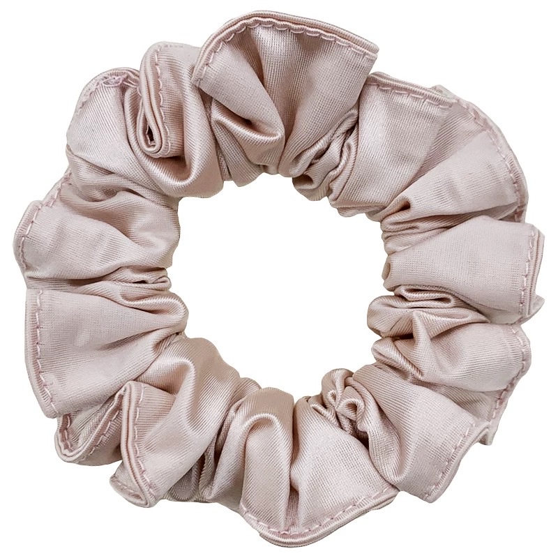 New Korean-style solid color lace black small intestine band, high-elasticity ponytail hair tie, hair tie that won't damage hair, hair band, hair flower accessory, hair tie large intestine hair tie, Korean hair tie, luminous hair tie Item Picture