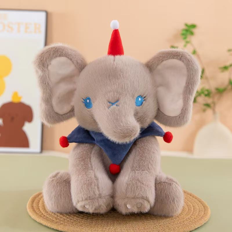 Wholesale of new cute little elephant plush toys, elephant dolls and birthday gifts for sleeping detail image 6