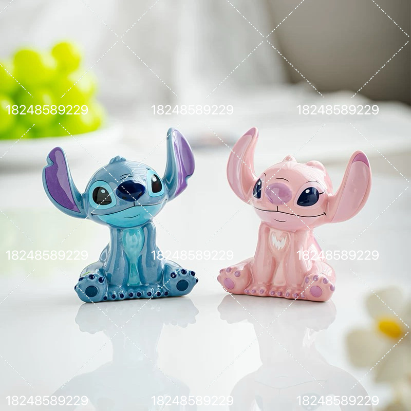 Stitch Ceramic Seasoning Jar Set, Home kitchen seasoning jars, Creative and cute Salt Jar, Pepper Jar. Stitch Genuine Ceramic seasoning Jar set, home kitchen seasoning jars, Creative and cute salt jar, Pepper jar Application Scenario