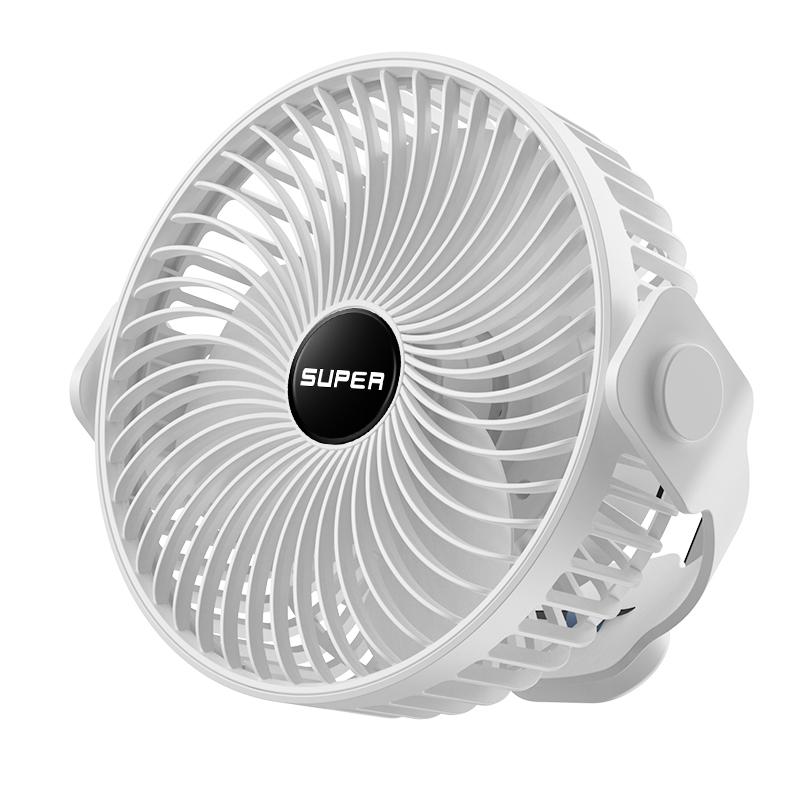 Green portable fan body, handheld small electric fan, dry battery portable mini fan details Picture