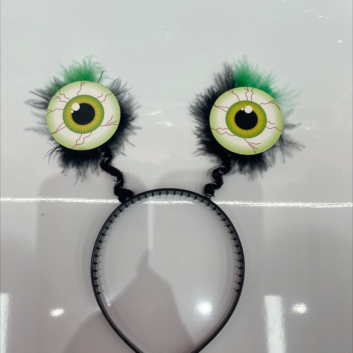 大眼睛万圣节发箍派对夸张装饰弹簧鬼节化妆舞会恐怖气氛道具头扣