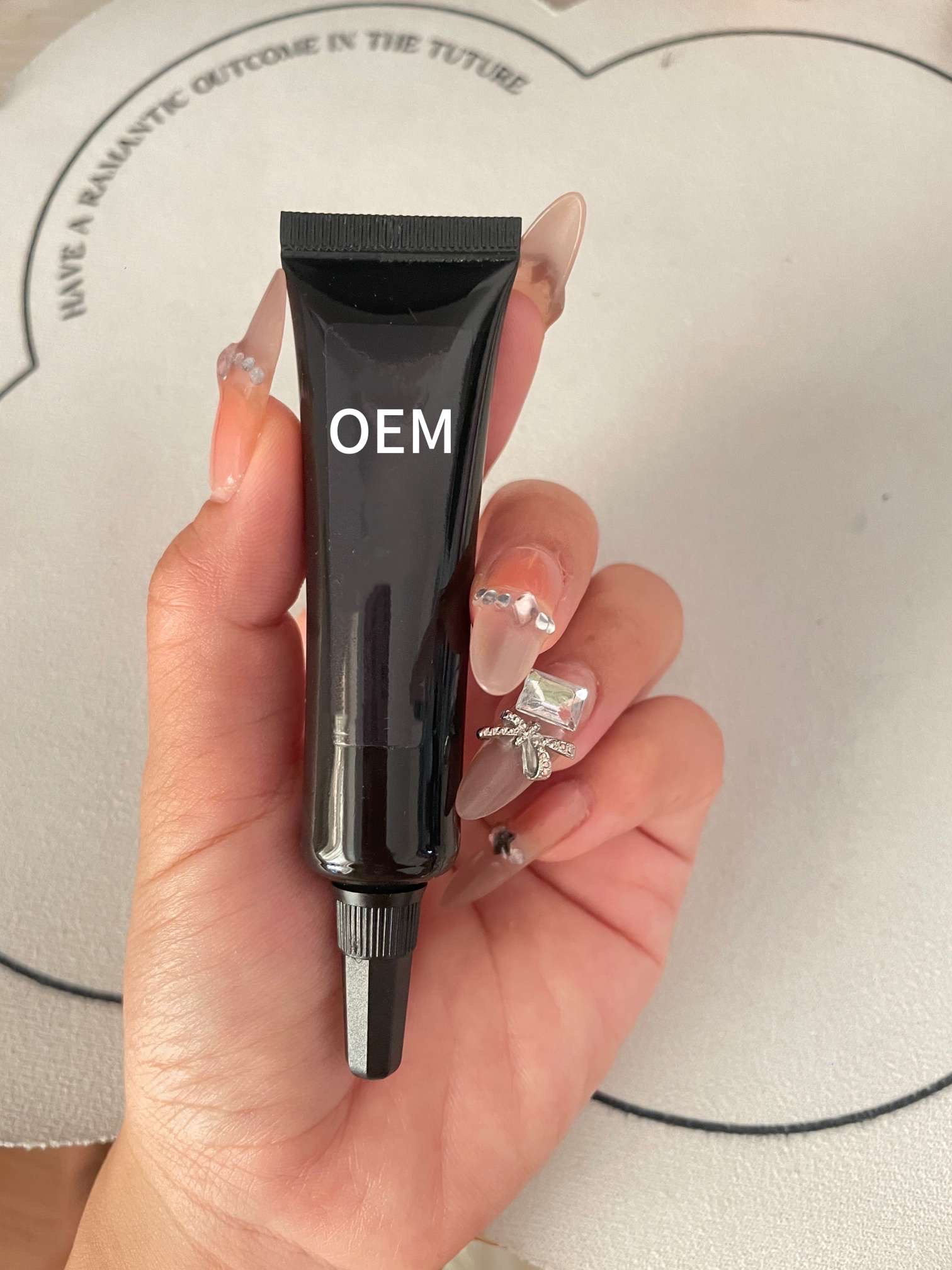15ml needle tube nail art seam sealant, edge sealing, drilling and powder rubbing multi-functional glue Item Picture