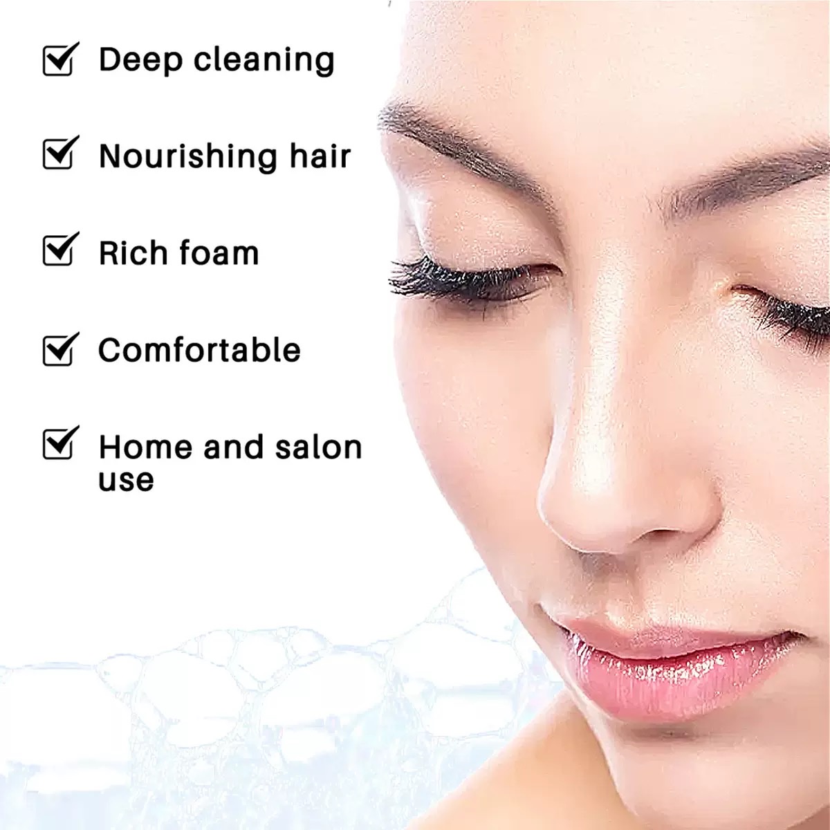 This eyelash mousse set is a gentle, soothing and oil-removing foam cleansing mousse specially designed for eyelash extensions detail image 4
