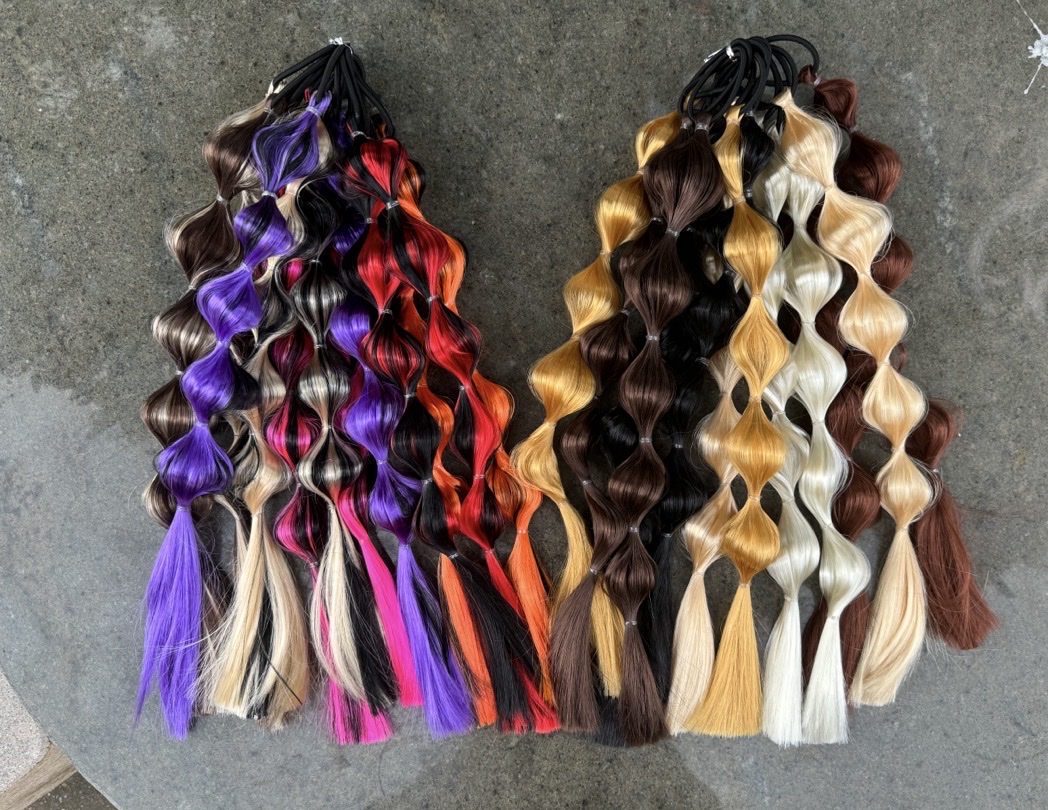 Children's wigs, hair accessories, bubble braids, children's small braids, hair accessories, wigs, braids detail image 3