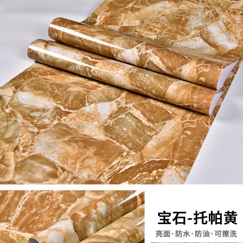 Cross-border wholesale floor stickers, plastic-sealed self-adhesive waterproof bathroom anti-slip floor stickers, wear-resistant and refurbished floor stickers detail image 11