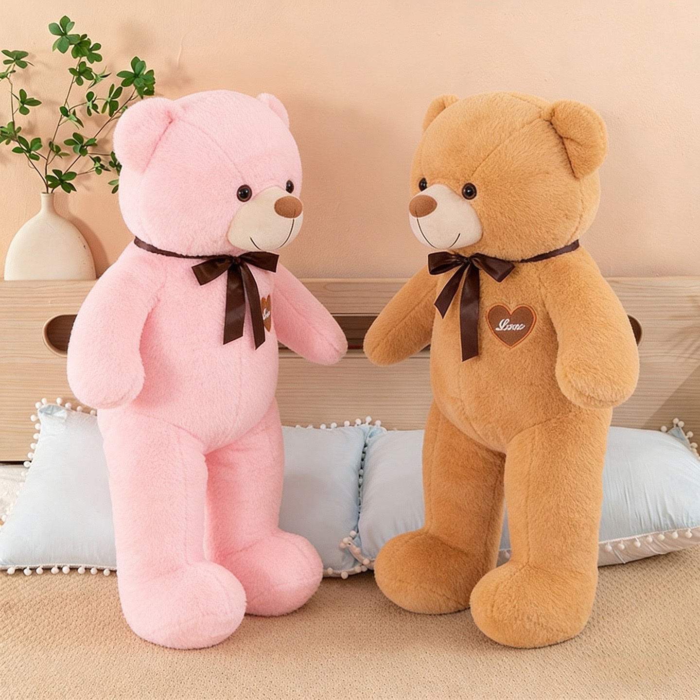 Big bear, extra-large teddy bear plush toy, extra-large doll, giant doll