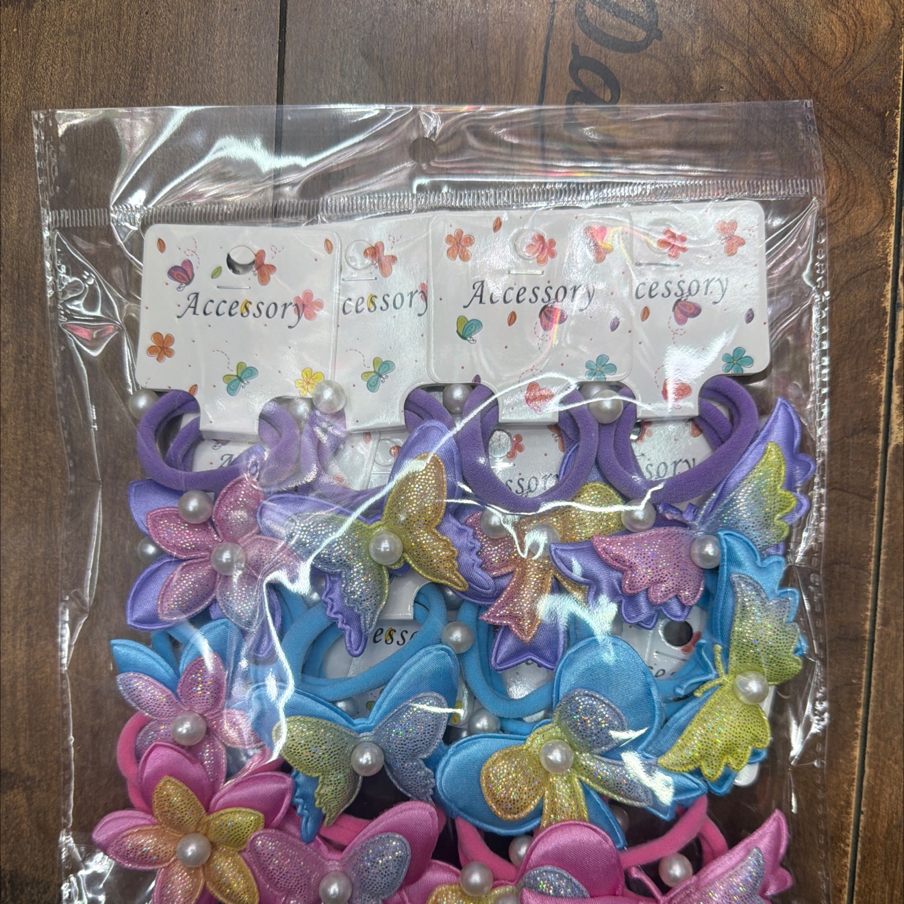 韩国大肠发圈发光头绳发饰女款时尚潮流可爱亮片发圈