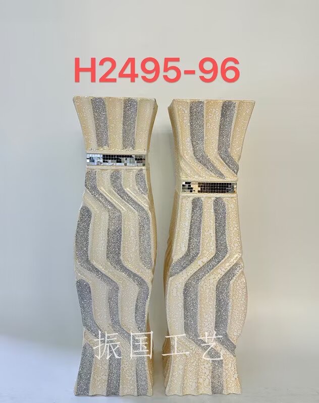 2495-96白色
低温陶瓷花瓶陶瓷装饰工艺品花瓶