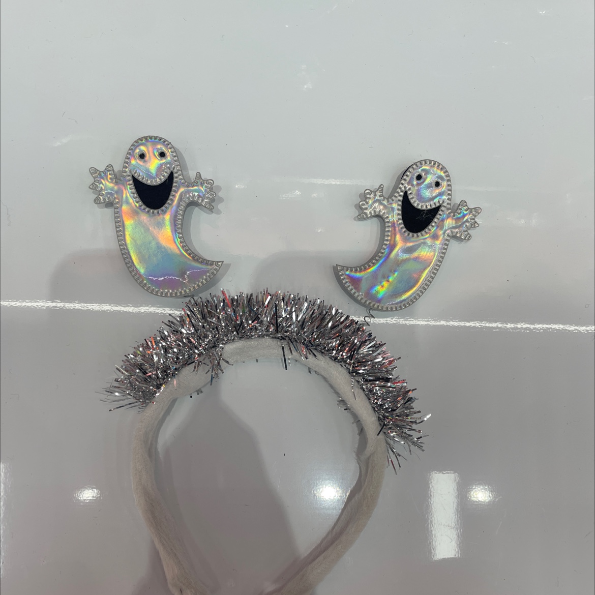 万圣节儿童发箍幽灵围雨丝鬼节派对舞会装扮道具发饰发卡批发