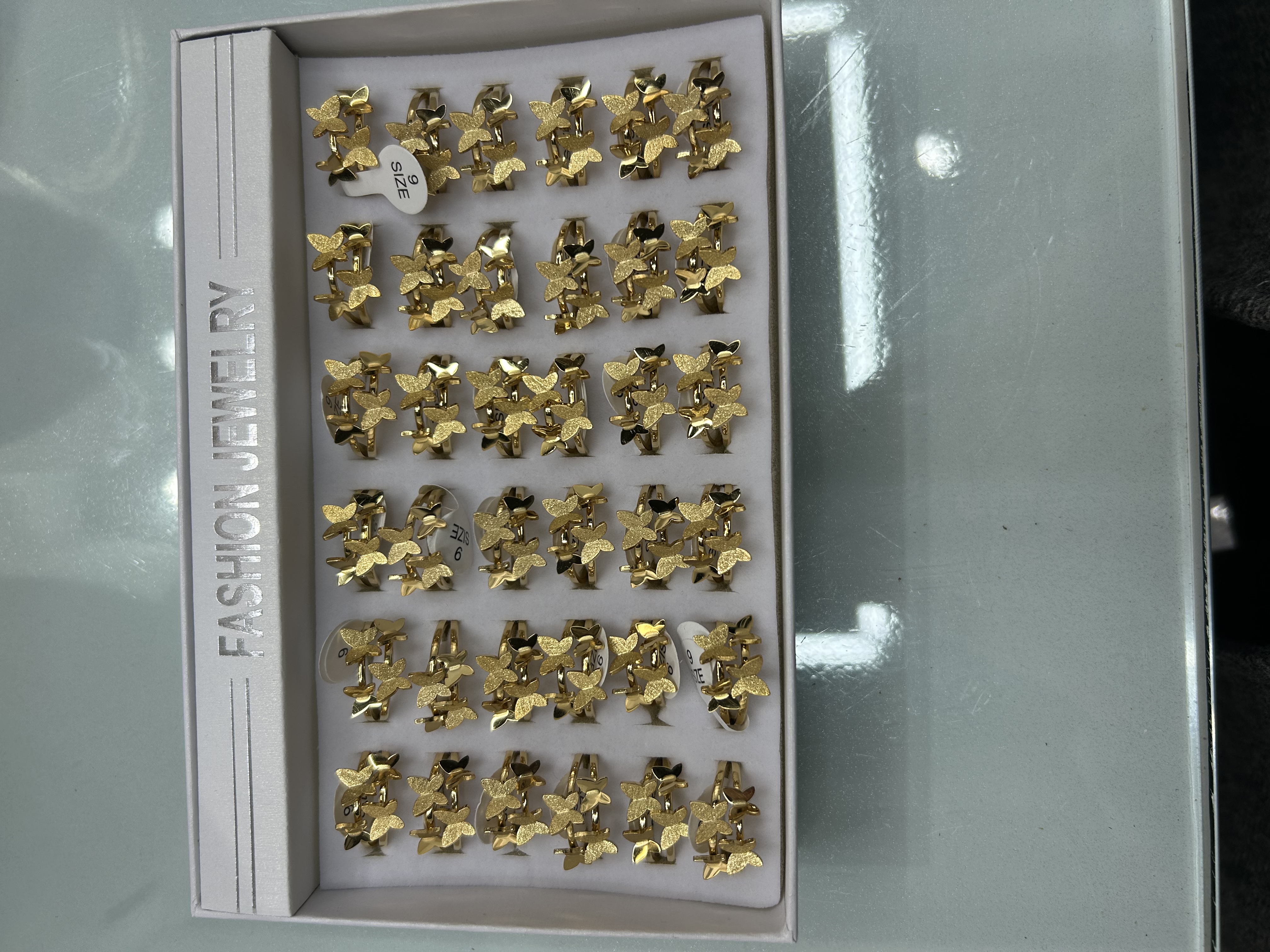 Awayi铜微镶莫桑钻中古戒指复古设计感个性时尚饰品戒指戒指