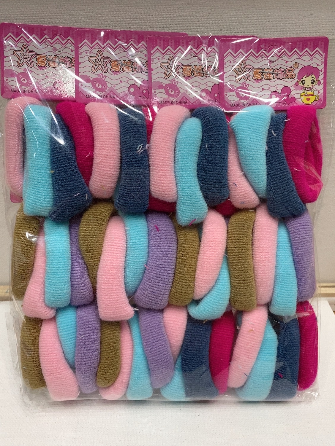 发圈女士拼接简约时尚韩版 头饰女士潮流配饰 头饰发饰发带发圈时尚新款了白底实物图