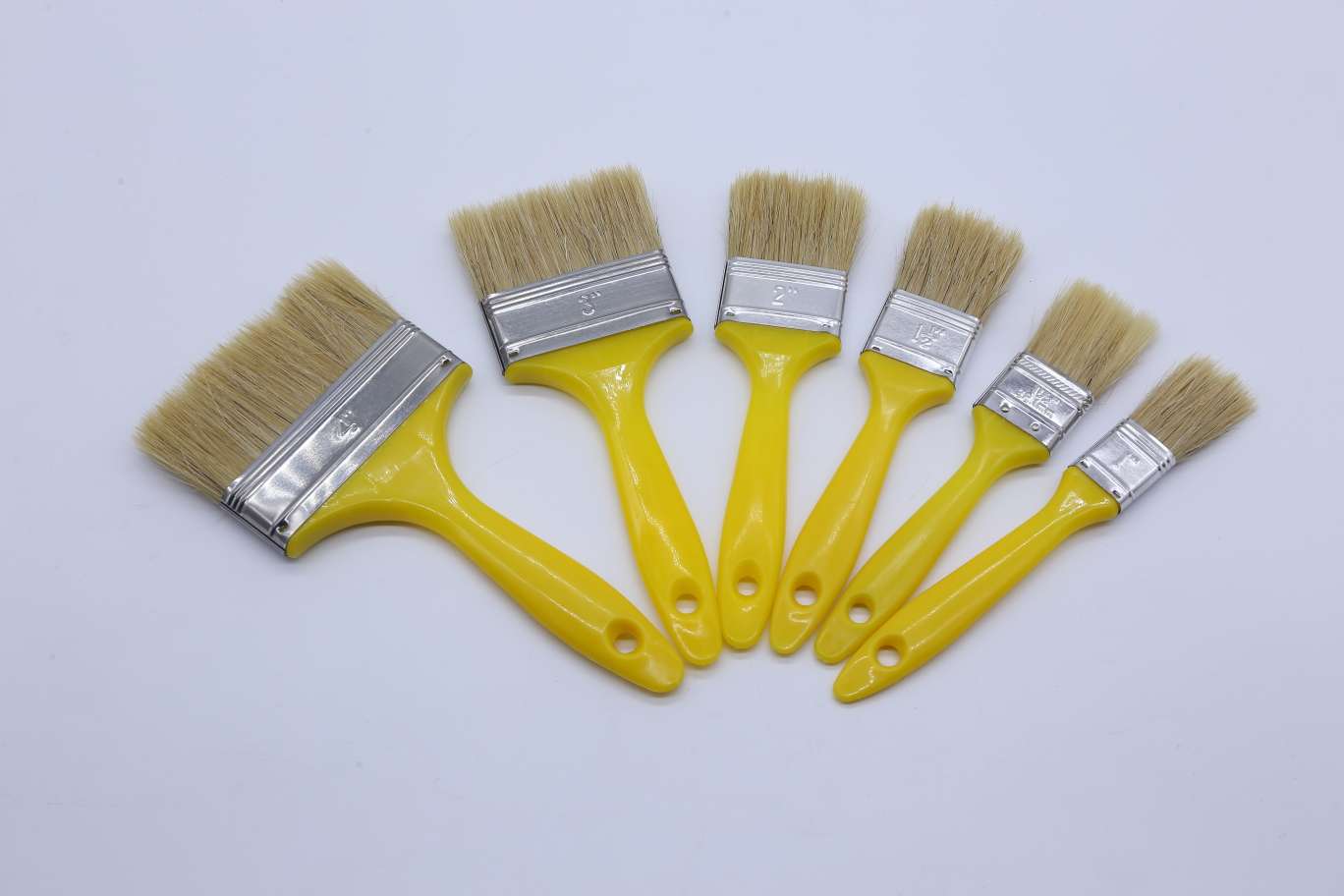 Yellow handle brush set for electric toothbrush replacement with soft bristles