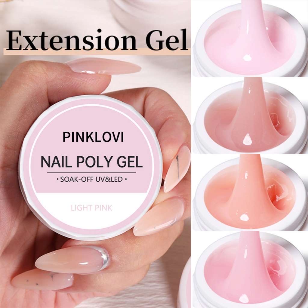 15ml painless nail extension glue detachable model glue for quick extension without damaging the nail. Available in multiple colors