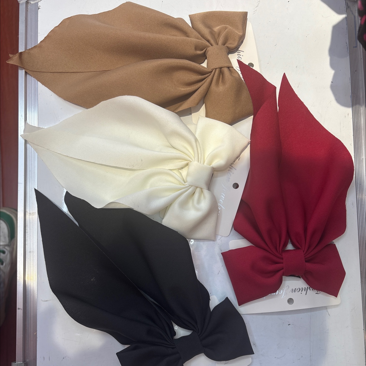 时尚流行女孩蝴蝶结飘带夹子头饰542型号