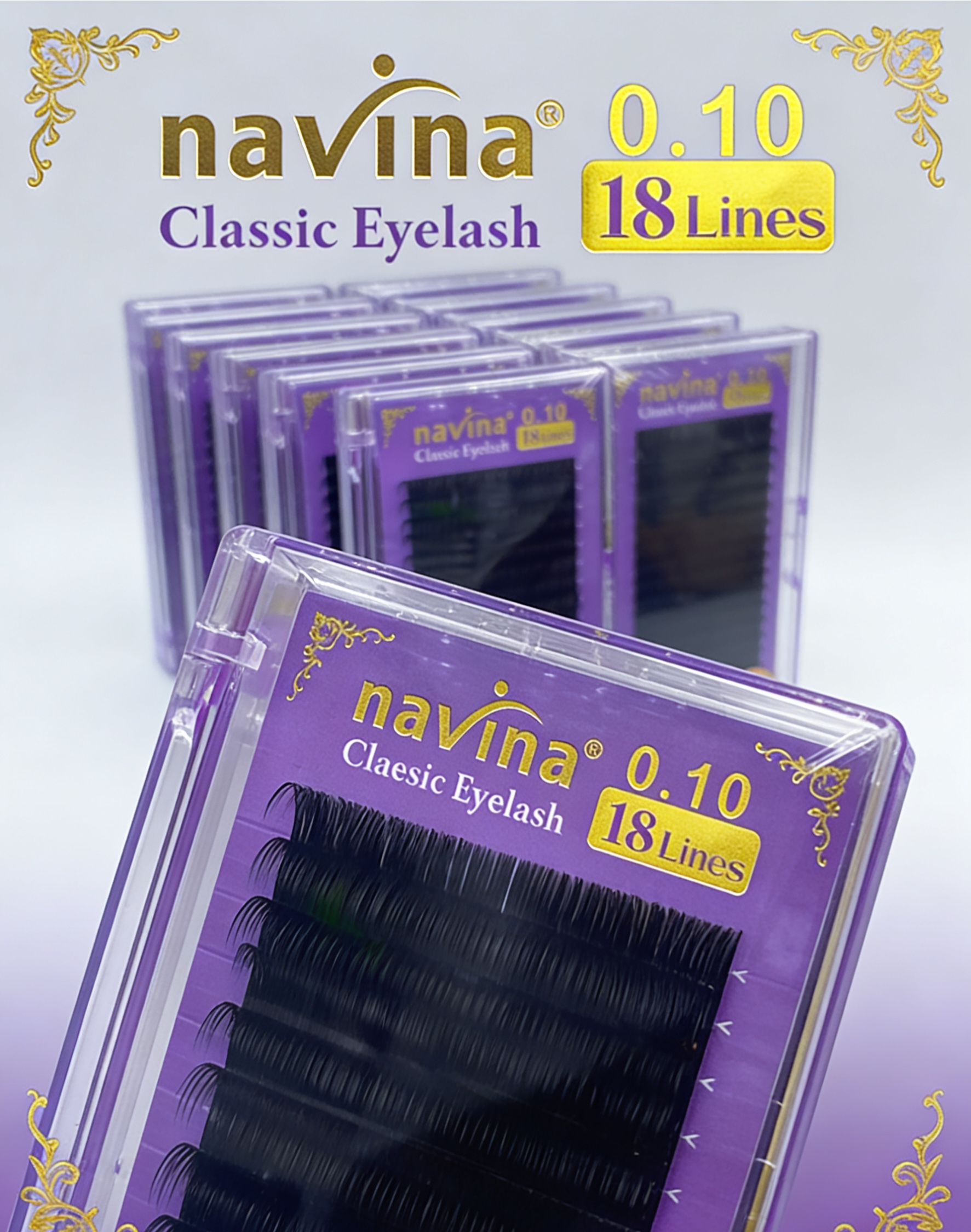 navina雅维雅巴斯夫单根嫁接睫毛呼吸感种植假睫毛详情图11