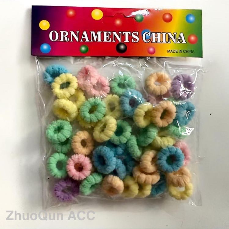 2026 Special supply for foreign trade: 2.5-inch bamboo joint, 0.2g, 50 pieces, children's hair band, girls' towel band, hair tie, hair band full figure