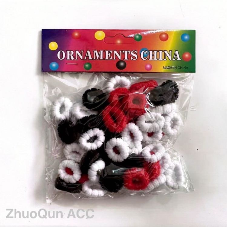 2026 Special supply for foreign trade: 2.5-inch bamboo joint, 0.2g, 50 pieces, children's hair band, girls' towel band, hair tie, hair band details Picture