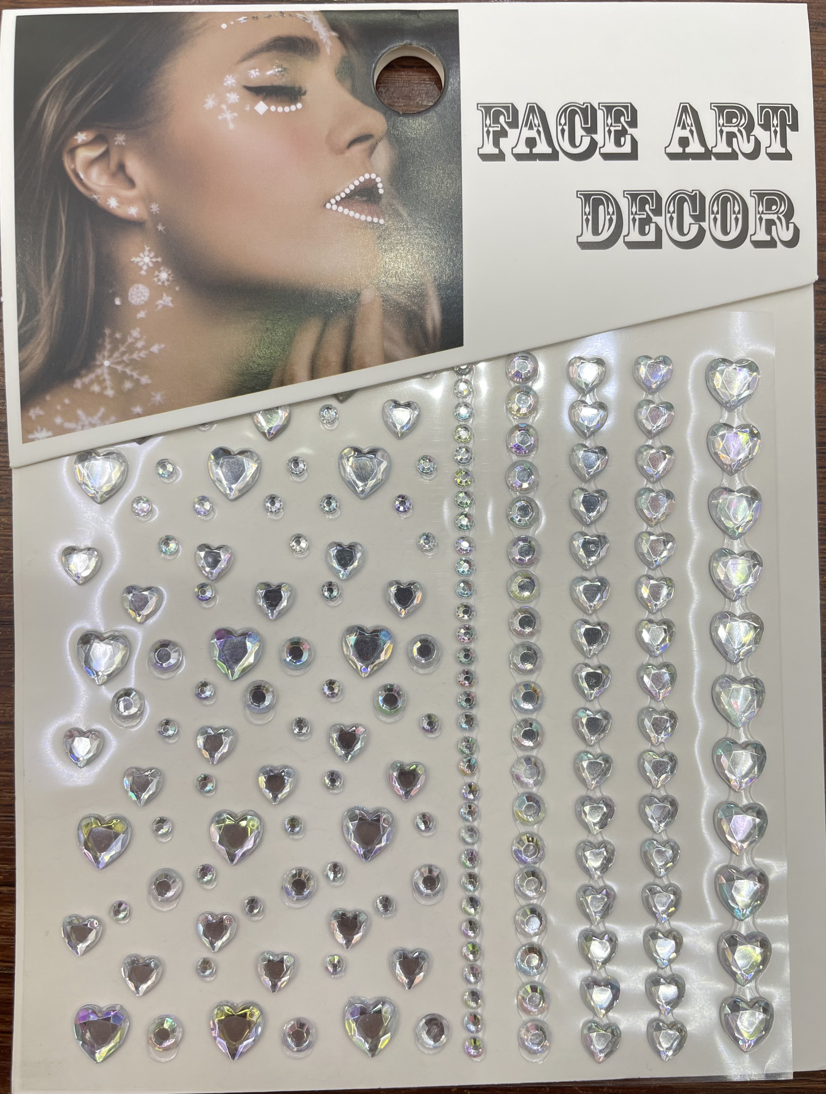 时尚脸贴，环保胶，极富个性的饰品搭配