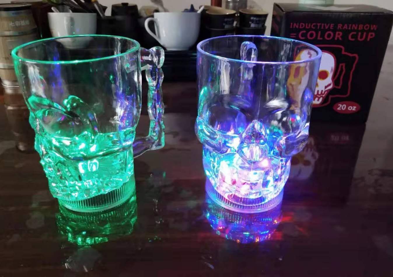 感应闪光大玻璃杯12154354