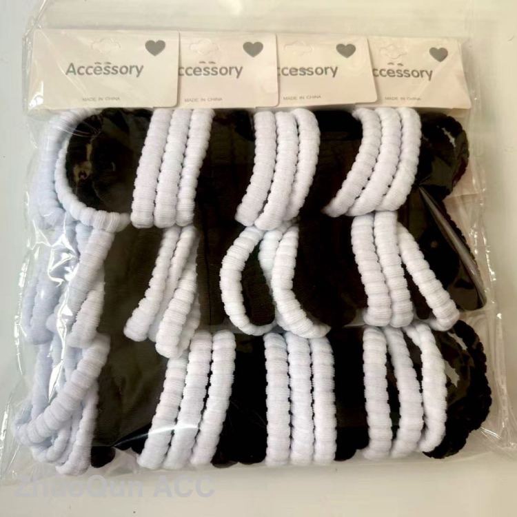 2026 Foreign trade 5.5-inch bamboo joint 1.3g 6 high-elasticity seamless daily towel band hair tie Application Scenario