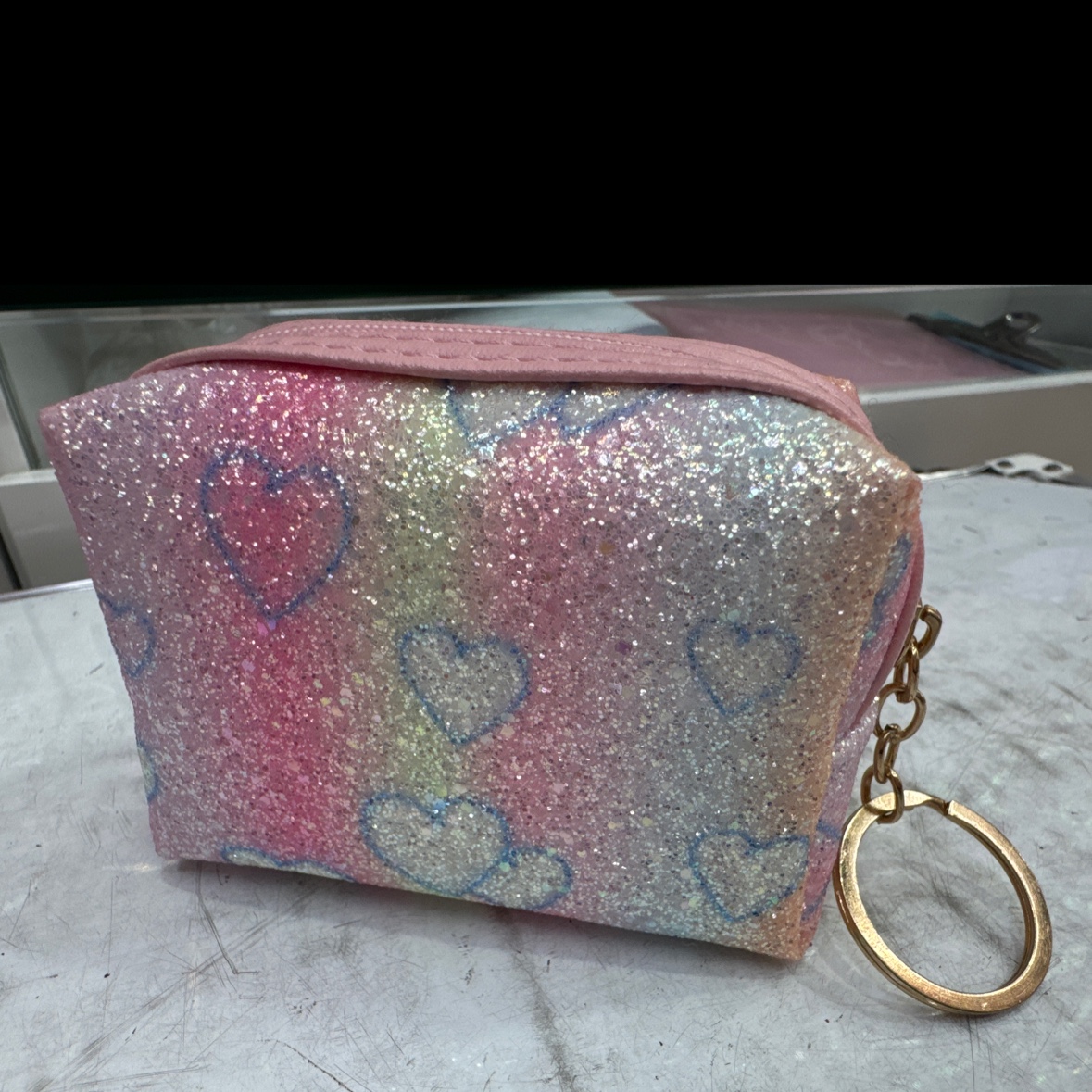 零钱包挂件，材料是格利特细节图