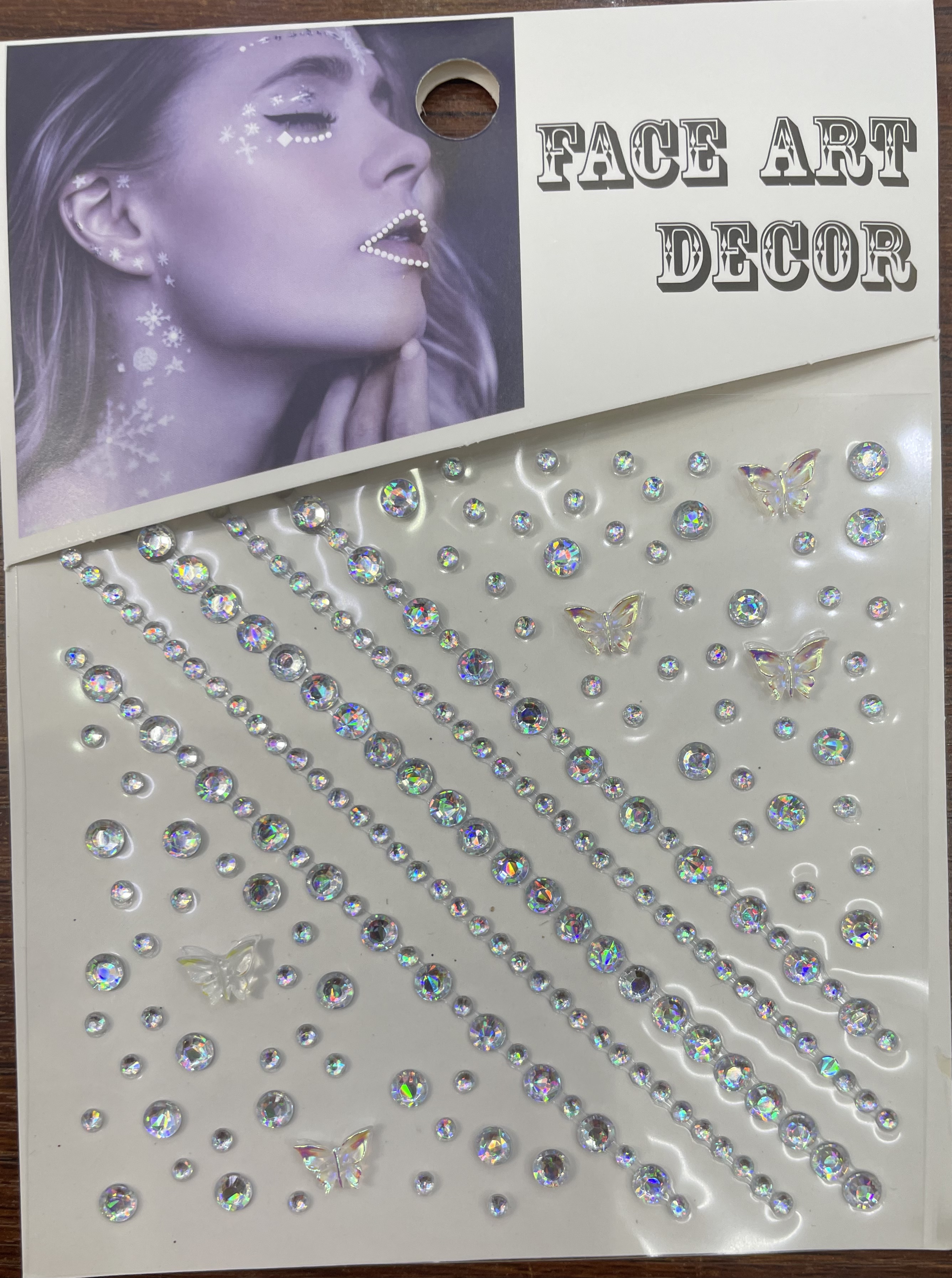 DIY 时尚脸贴，环保胶水，极富个性的饰品配饰