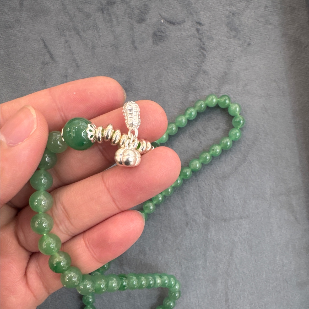 非洲翠手串。卡7.5mm