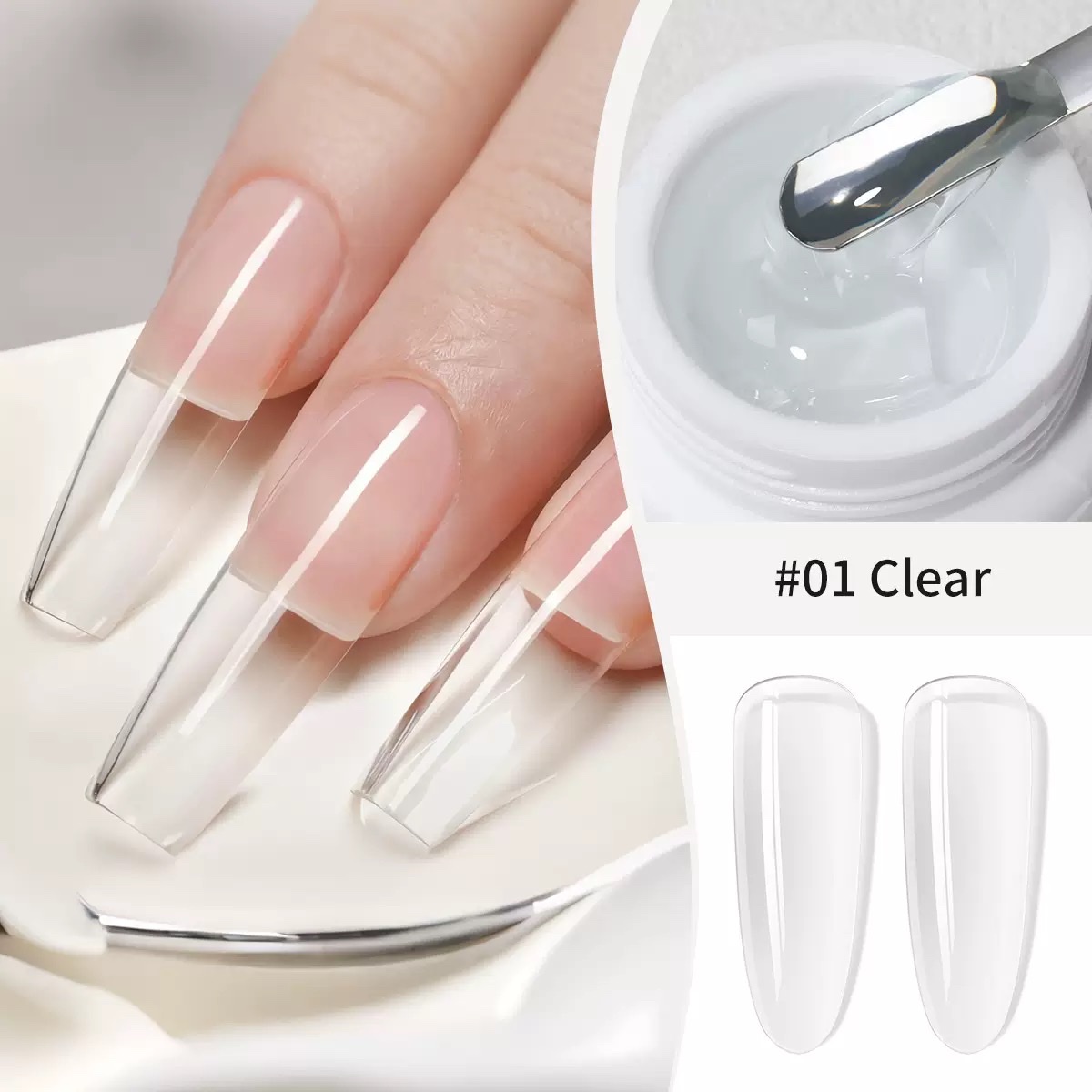 15ml painless nail extension glue detachable model glue for quick extension without damaging the nail. Available in multiple colors pic 4