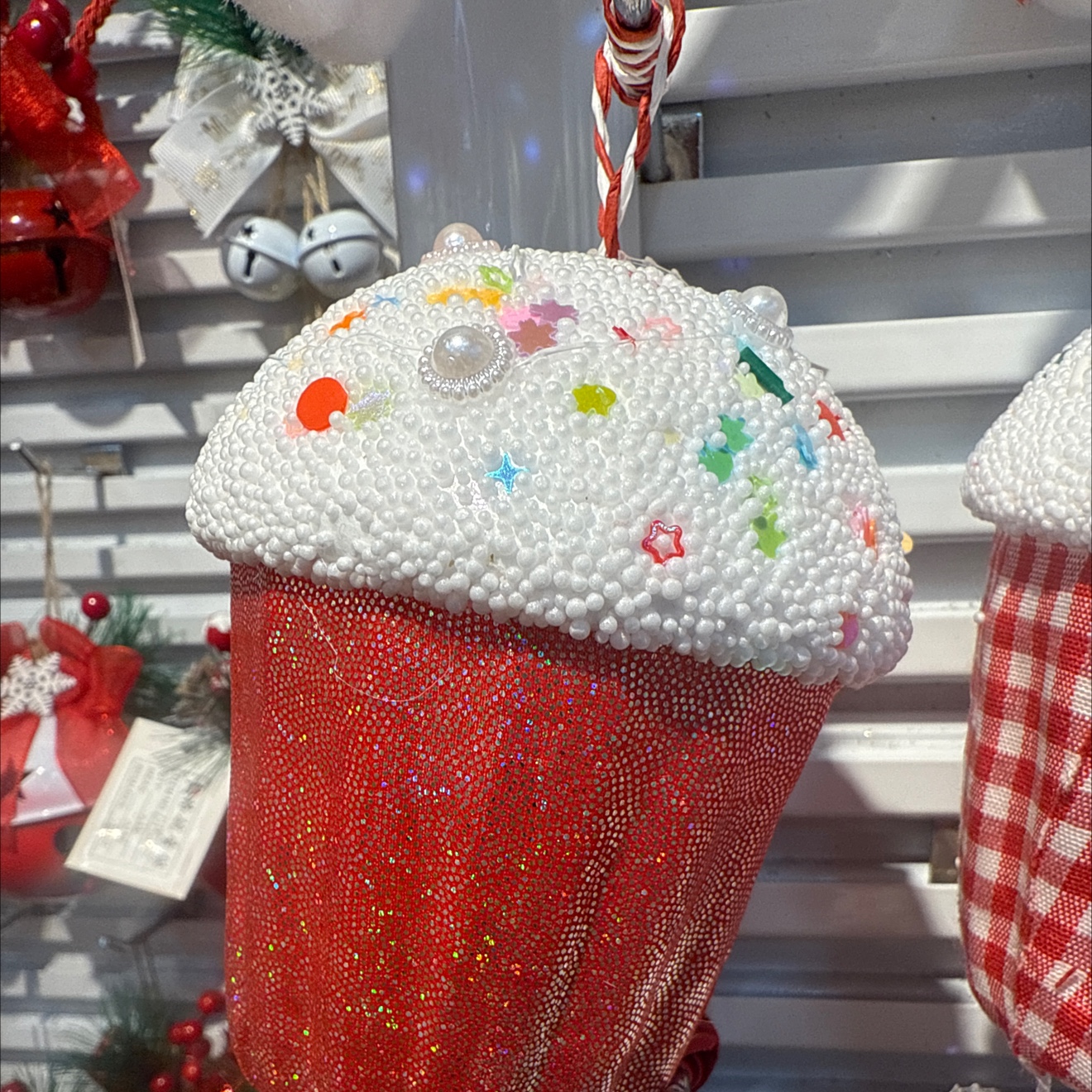 Christmas pendants, decorations, ice cream, Christmas supplies