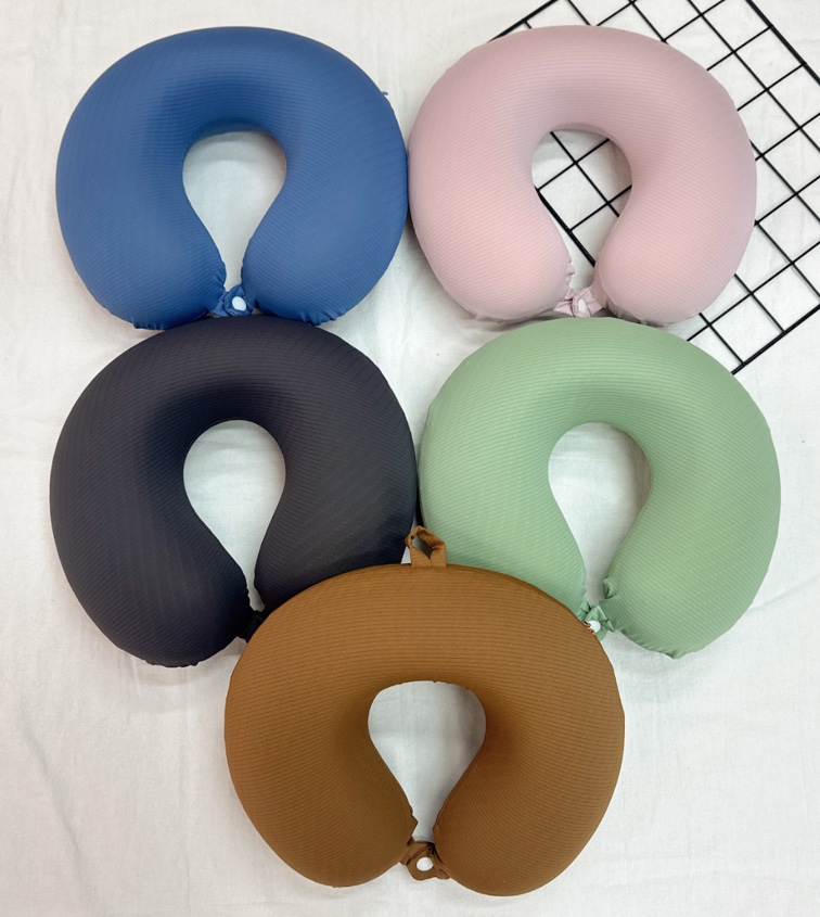 U型枕记忆棉优质夏冰丝颈椎枕头凉感慢回弹办公护颈枕脖枕午睡枕 