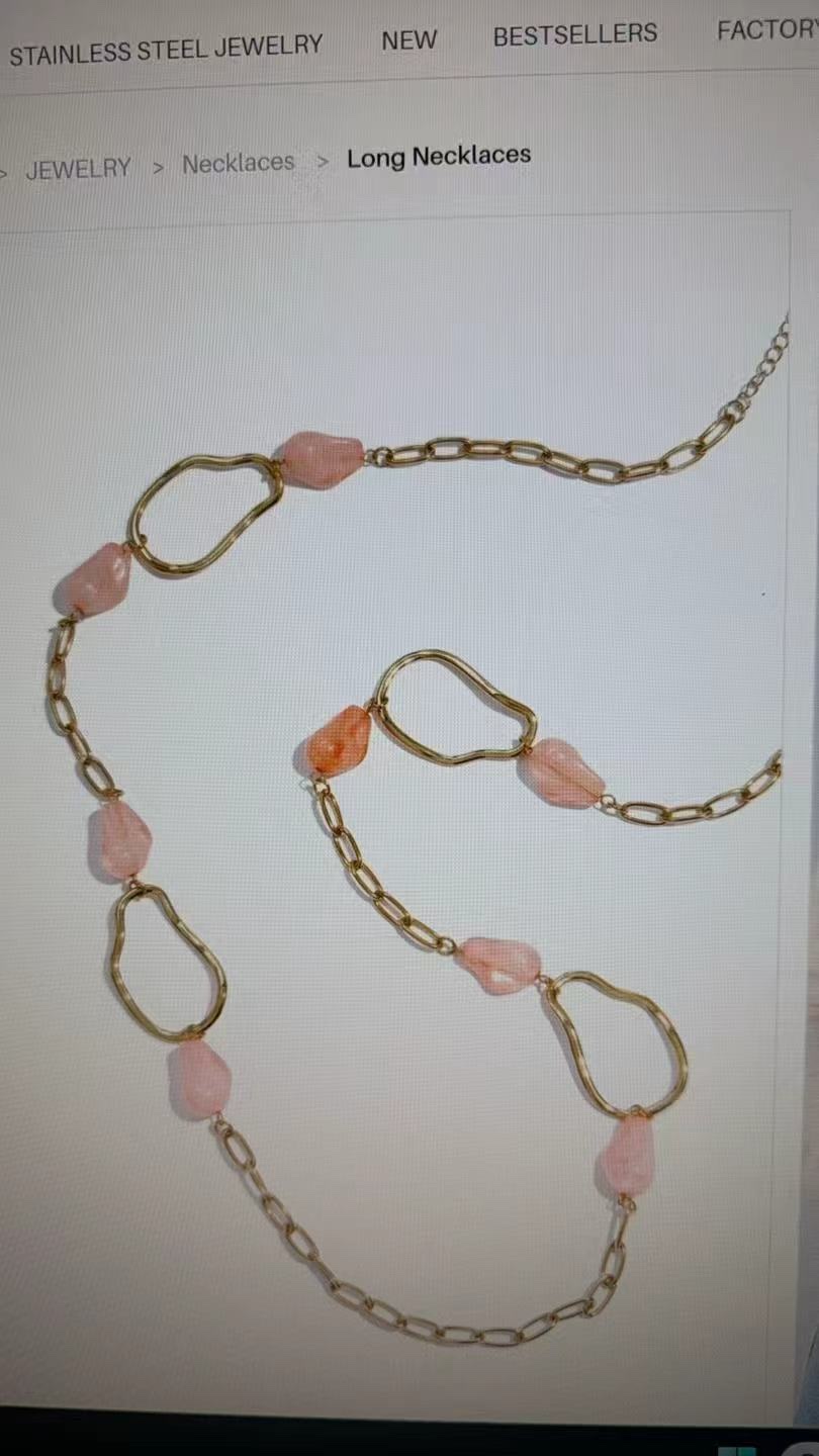 欧美长链时尚单品毛衣链款项链欧美时尚流行饰品