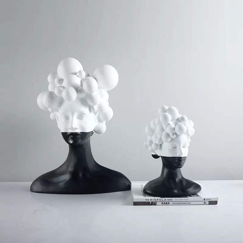 Modern abstract figure sculpture ornaments, home living room, entrance hall, model room, hotel, villa, artistic soft decoration items Item Picture