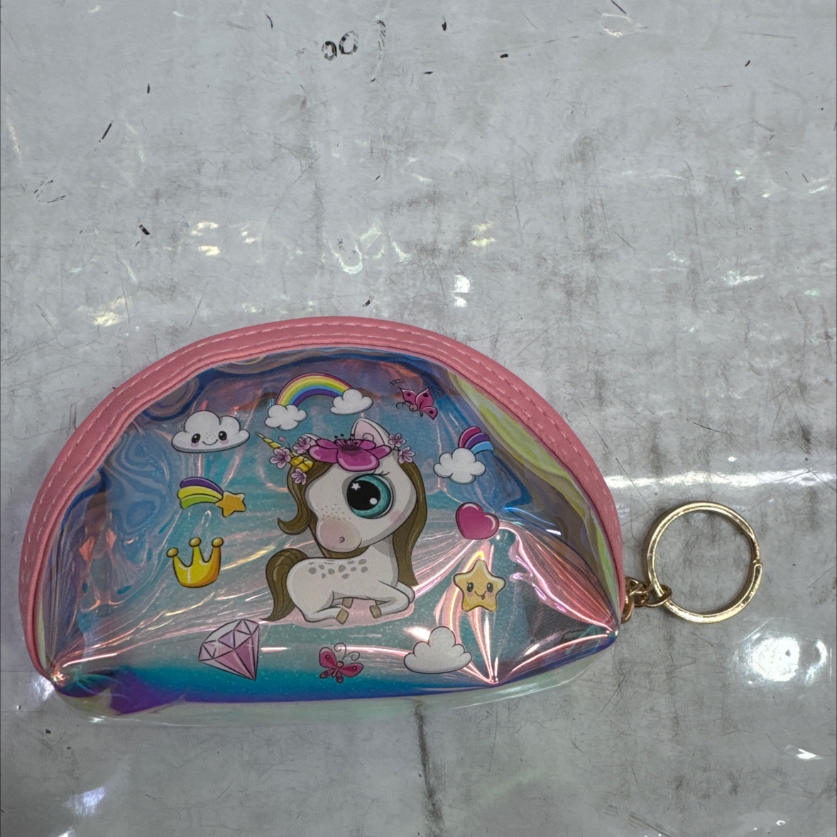 半圆型零包挂件，材料是TPU