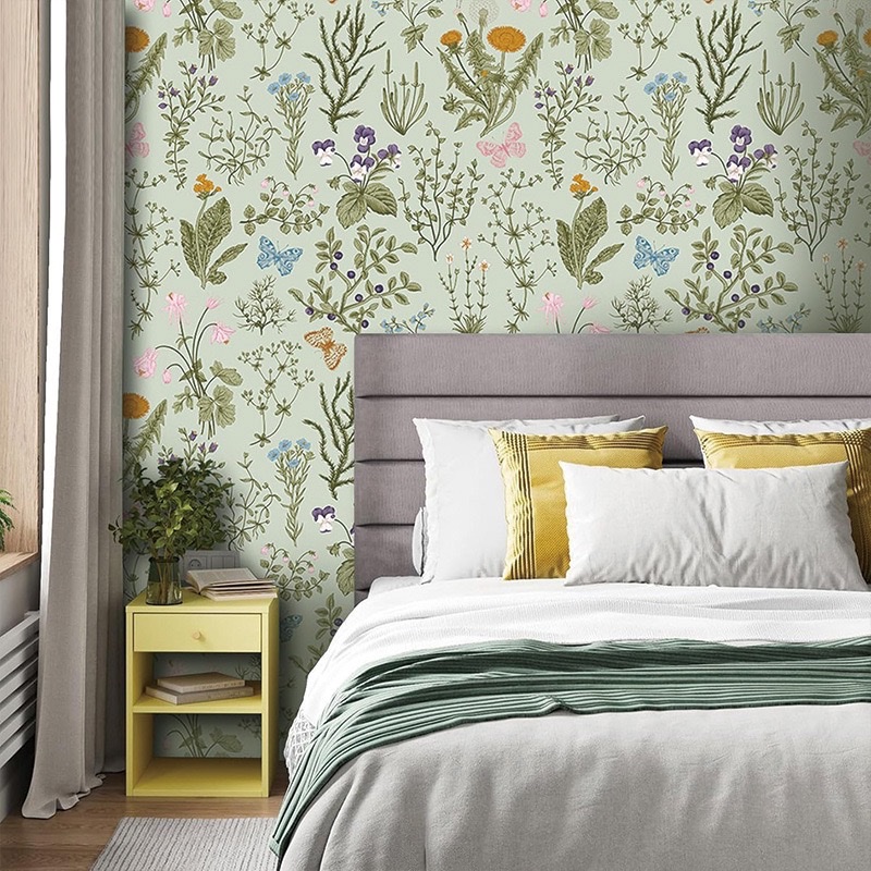 Cross-border wallpaper, self-adhesive wallpaper, living room, bedroom, room background wall, wall decoration, wall stickers, kitchen waterproof stickers details Picture
