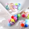Baby high-elasticity hair band that doesn't damage hair, children's hair tie, small thumb hair band, girls' hairball hair tie, hair accessory Application Scenario