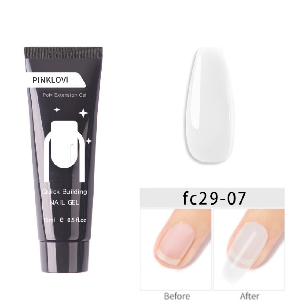 15ml tube-packed quick extension glue UV solid no-rinse crystal model glue available in multiple colors Specification image