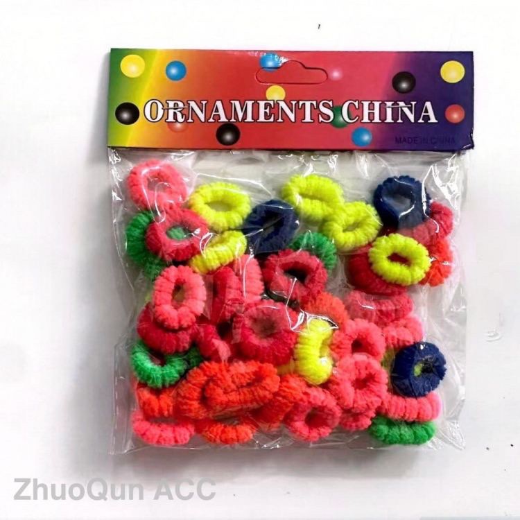 2026 Special supply for foreign trade: 2.5-inch bamboo joint, 0.2g, 50 pieces, children's hair band, girls' towel band, hair tie, hair band Application Scenario