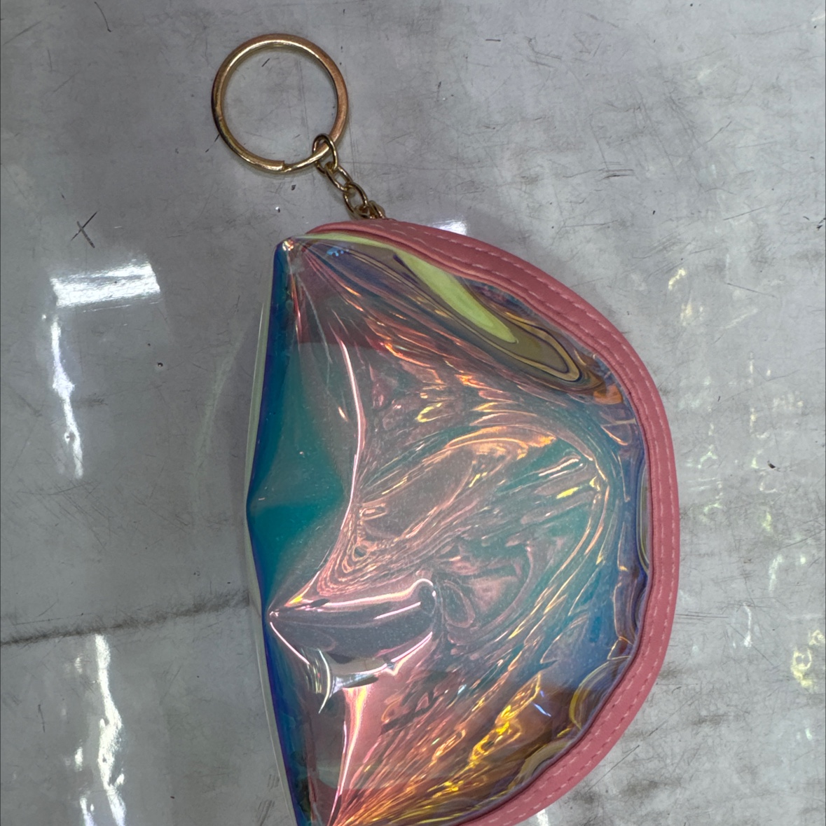 半圆型零包挂件，材料是TPU详情图2