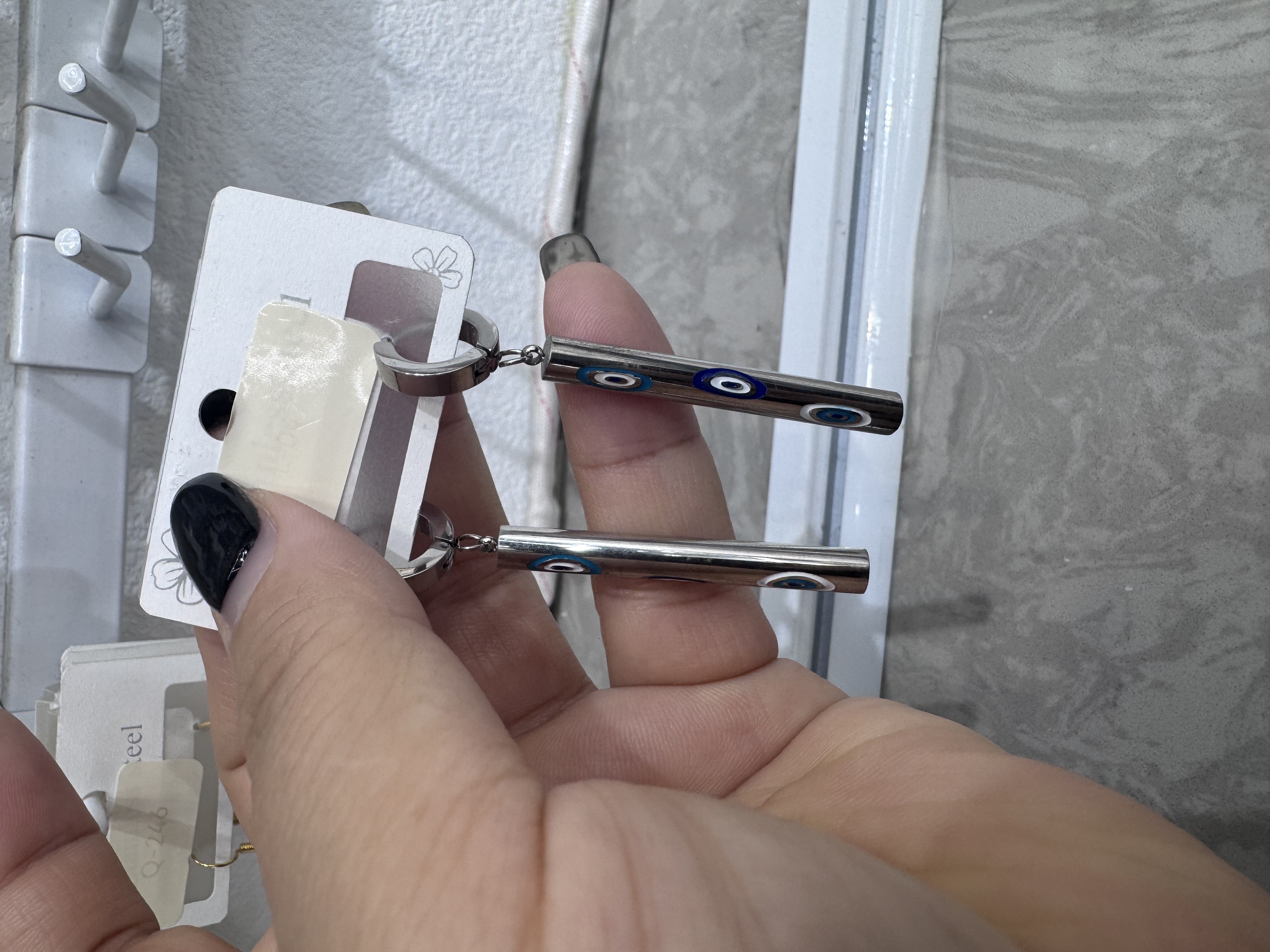 不锈钢耳环 时尚 夸张