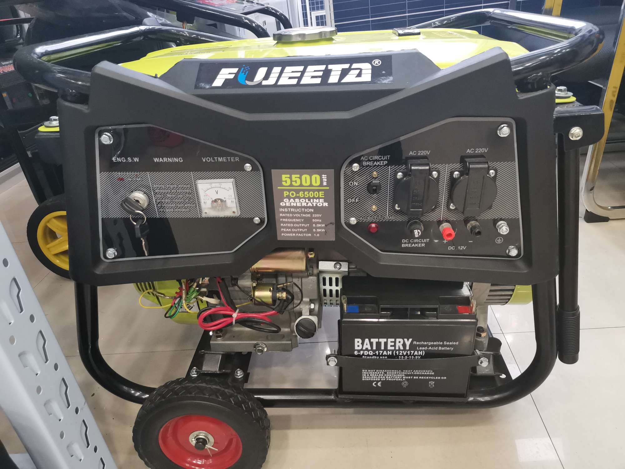 发电机家用小型5kw户外应急发电机持久节能经济省油发电机