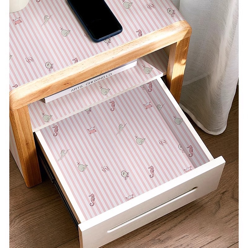 Drawer stickers, self-adhesive shoe cabinet and wardrobe interior dust-proof film, kitchen cabinet and kitchen cabinet waterproof, oil-proof and moisture-proof pad paper detail image 10
